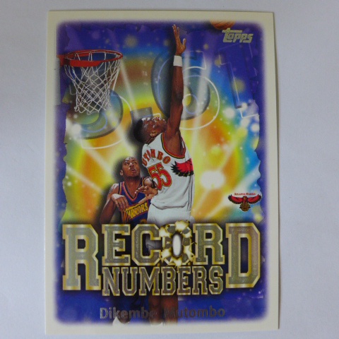 ~ Dikembe Mutombo ~名人堂/火鍋王/木桶伯/穆湯波 1999年TOPPS.NBA經典特殊卡