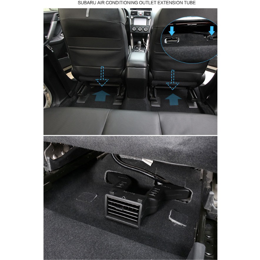 Subaru Forester Xv Levorg 後座冷氣空調出風口加長管百葉窗速霸陸汽車後排改裝森林人 蝦皮購物