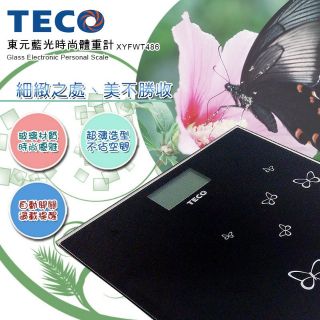 TECO 東元藍光時尚體重計 XYFWT486
