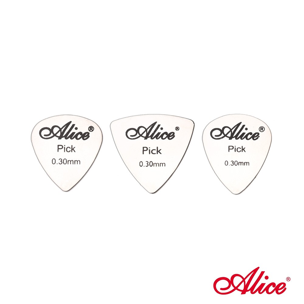 Alice 金屬彈片 不鏽鋼彈片 彈片 金屬 不鏽鋼 吉他彈片 PICK 大心形 小心形 三角形 3款