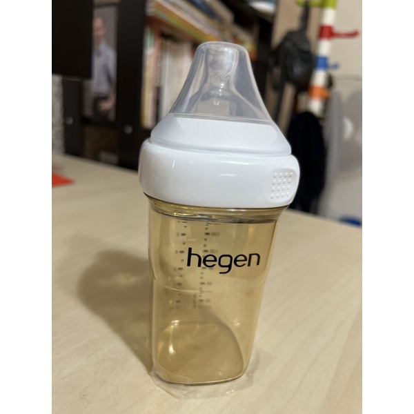 【hegen】金色奇蹟PPSU多功能方圓型寬口奶瓶 240ml