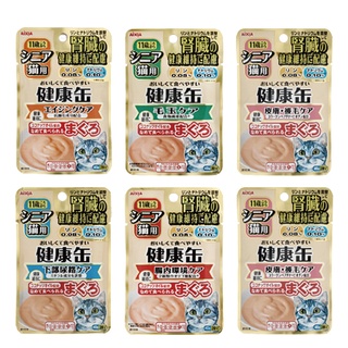 日本 AIXIA 愛喜雅 健康軟包 40g包【12包組】 健康罐 腎臟健康 貓餐包 軟包『WANG』