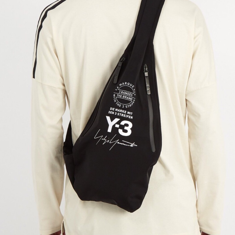 Y3 ADIDAS x 山本耀司 黑色肩背包 斜背 攜帶方便 內裡暗袋設計