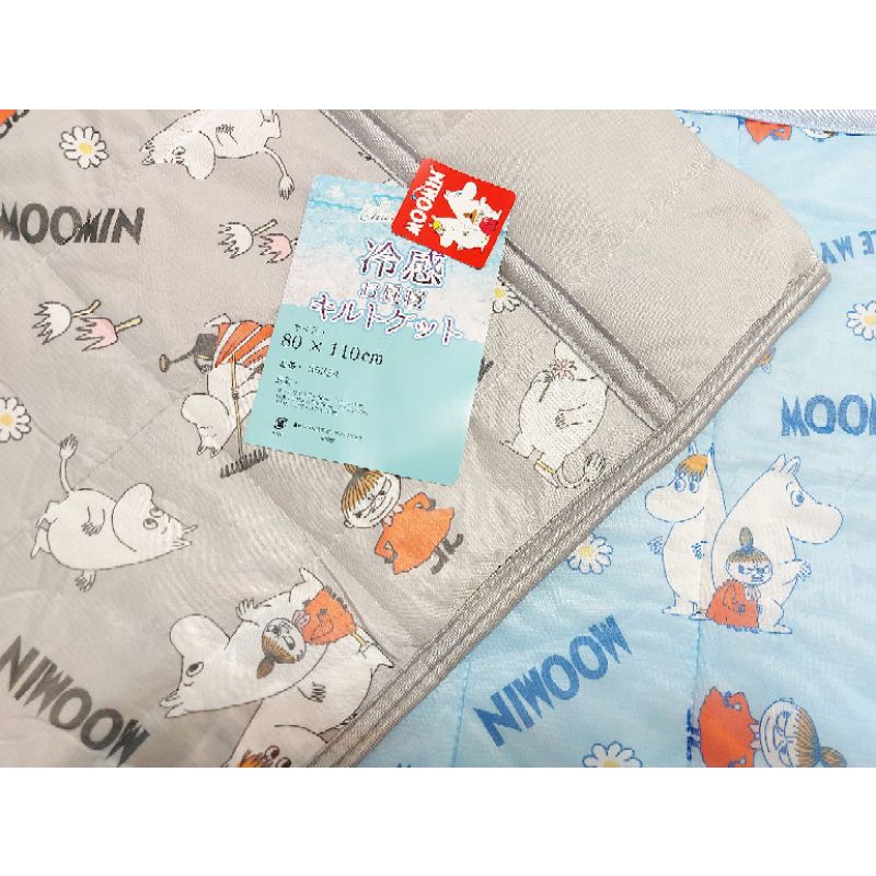日本🇯🇵 Moomin 嚕嚕米 接觸涼感‼️ 兒童涼被 幼稚園午睡被 空調毯 姆明 二色現貨