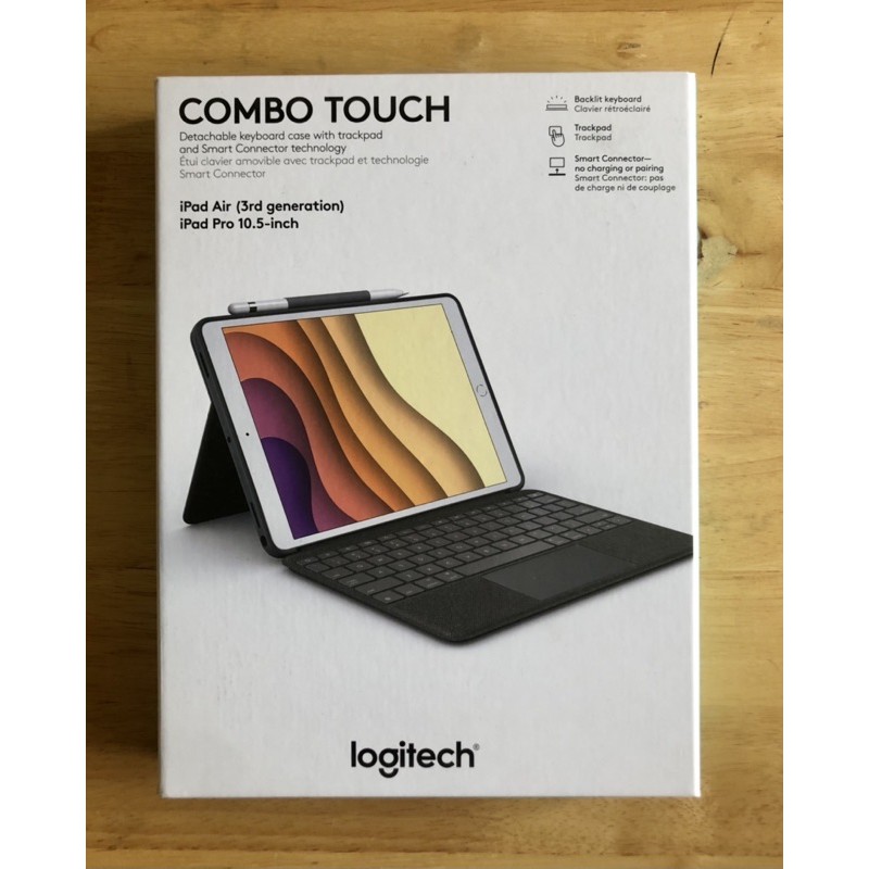Logitech Combo Touch (iPad Air 3) 保護殼、鍵盤