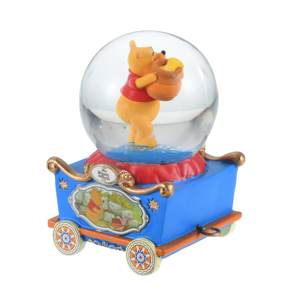 迪士尼代購🇯🇵小熊維尼 維尼 迷你列車 水晶球 擺飾