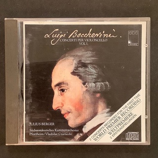 Boccherini包凱里尼-大提琴協奏曲Berger伯格/大提琴 舊版德國版德國ebs唱片無ifpi