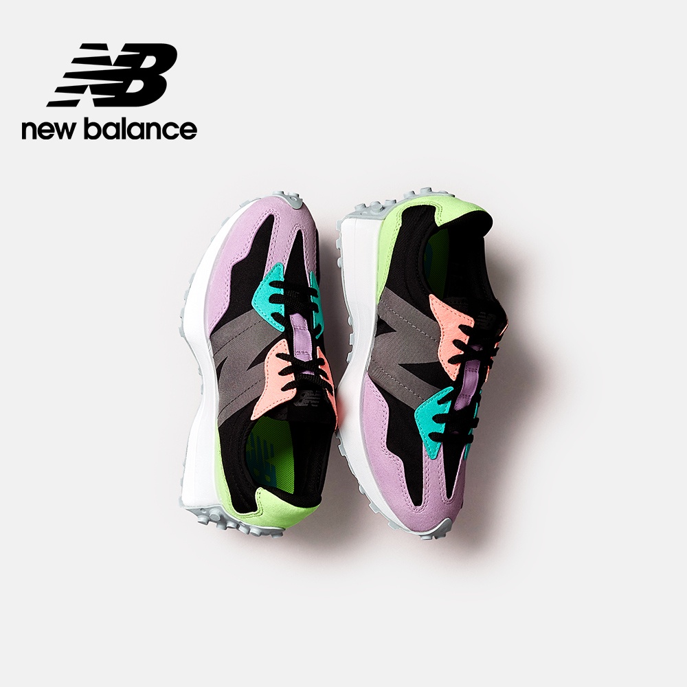 【New Balance】 NB  復古運動鞋_女性_繽紛黑_WS327PB-B楦 327