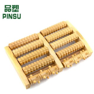 現貨〔生活用品】木製小釘五排腳底滾輪按摩器 ♥ 長輩禮物 腳部按摩 按摩 ♥ 按摩器材 足底滾輪 腳底按摩 足部 保健