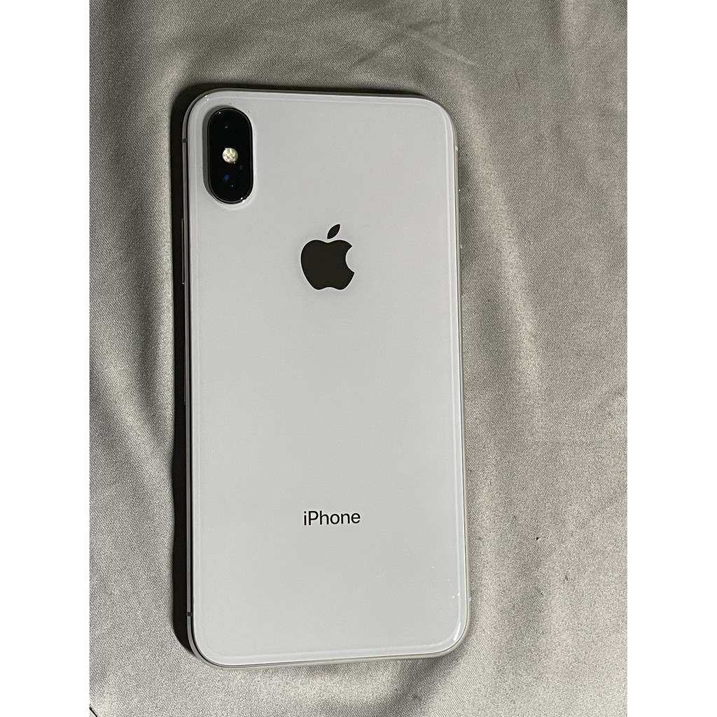 iPhone X 64G 銀白 ix、i10 二手(贈保護殼)