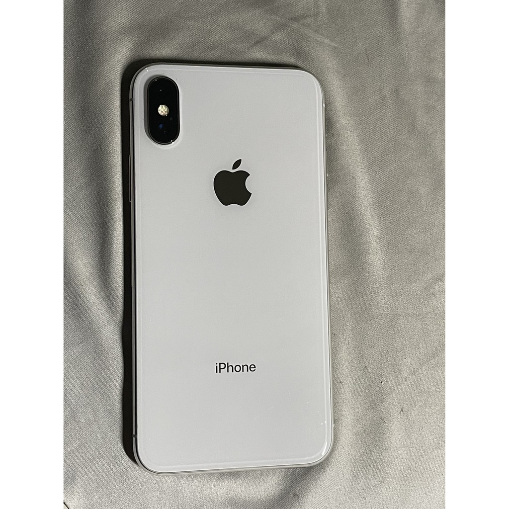 iPhone X 64G 銀白 ix、i10 二手(贈保護殼)