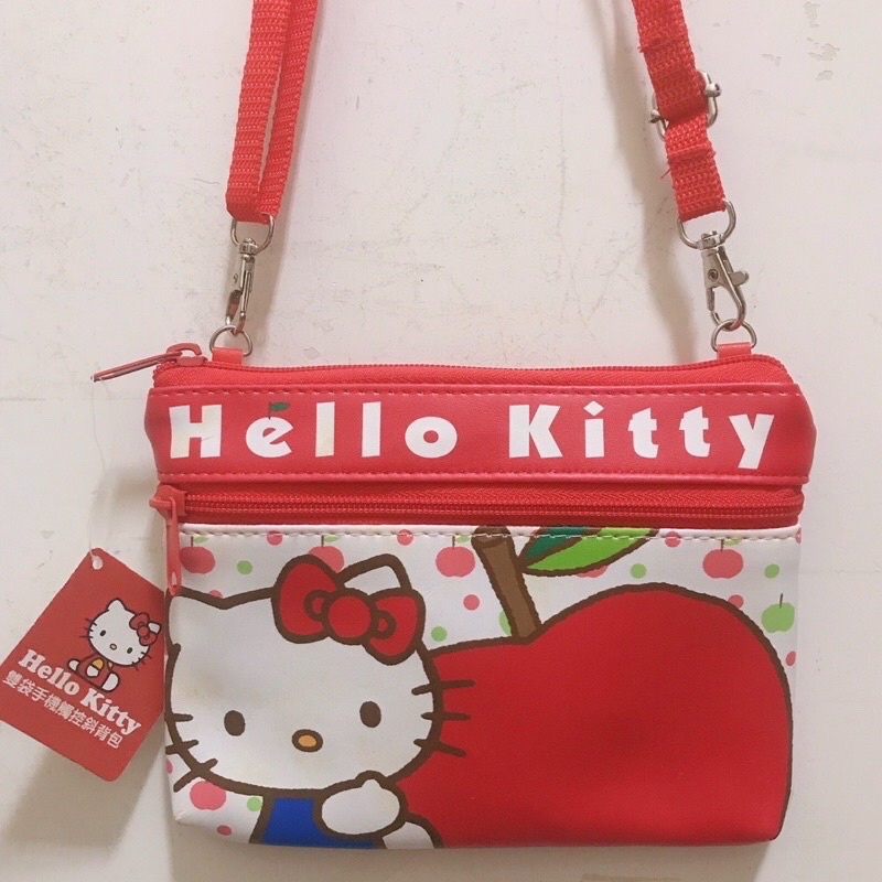 Hello Kitty 雙袋手機觸控斜背包