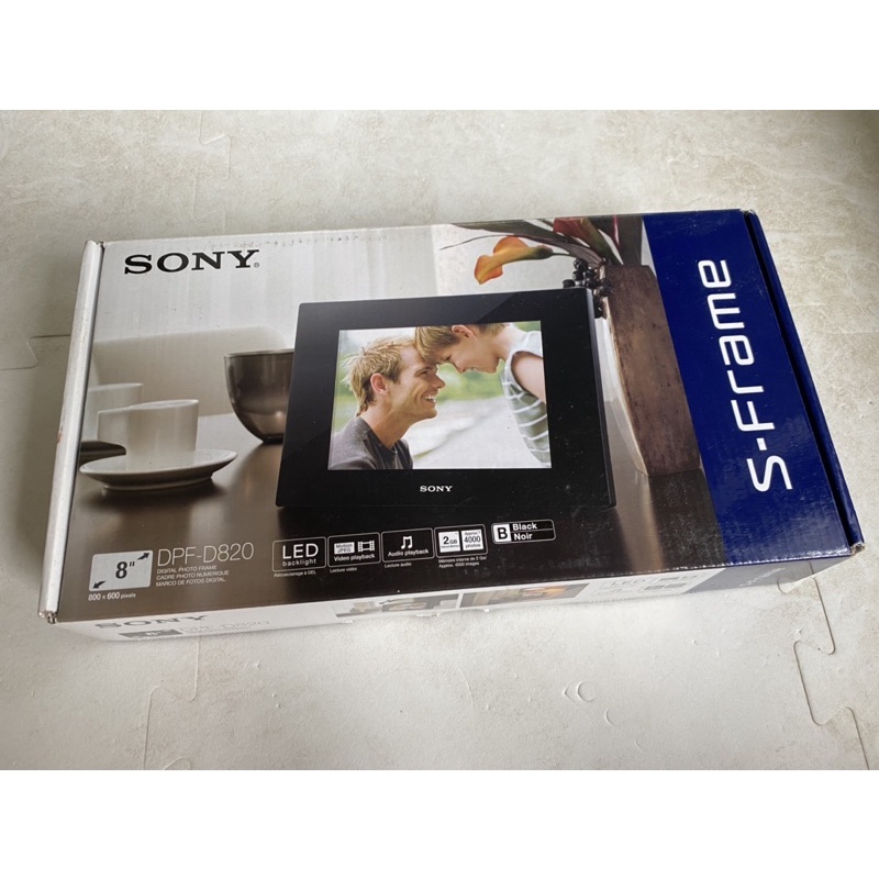 全新 SONY DPF-D820 8寸高畫質數位相框