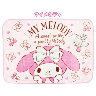 ♡松鼠日貨♡日本 正版 美樂蒂 melody 毛毯 小毛毯 薄毛毯 蓋毯 70x100公分