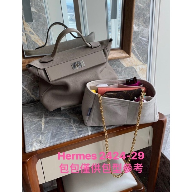 【 SAMORGA】Hermès 24/24 29cm - Black 2mm完美內膽包