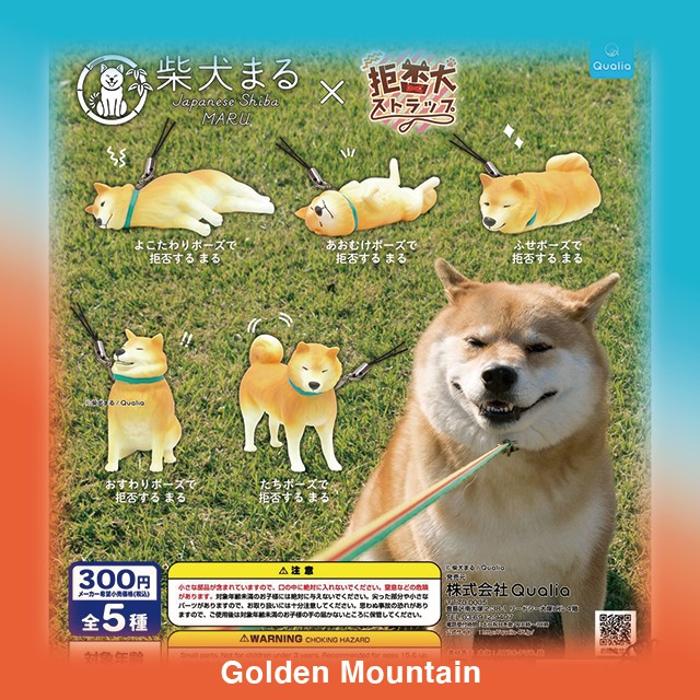扭蛋柑仔店 現貨 Qualia 轉蛋扭蛋吊飾柴犬maru X 拒否犬吊飾柴柴汪星人全5款 蝦皮購物