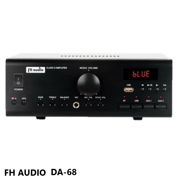 永悅音響 FH AUDIO DA-68 D類微型擴大機 (有MIC孔)全新公司貨 歡迎+聊聊詢問(免運)