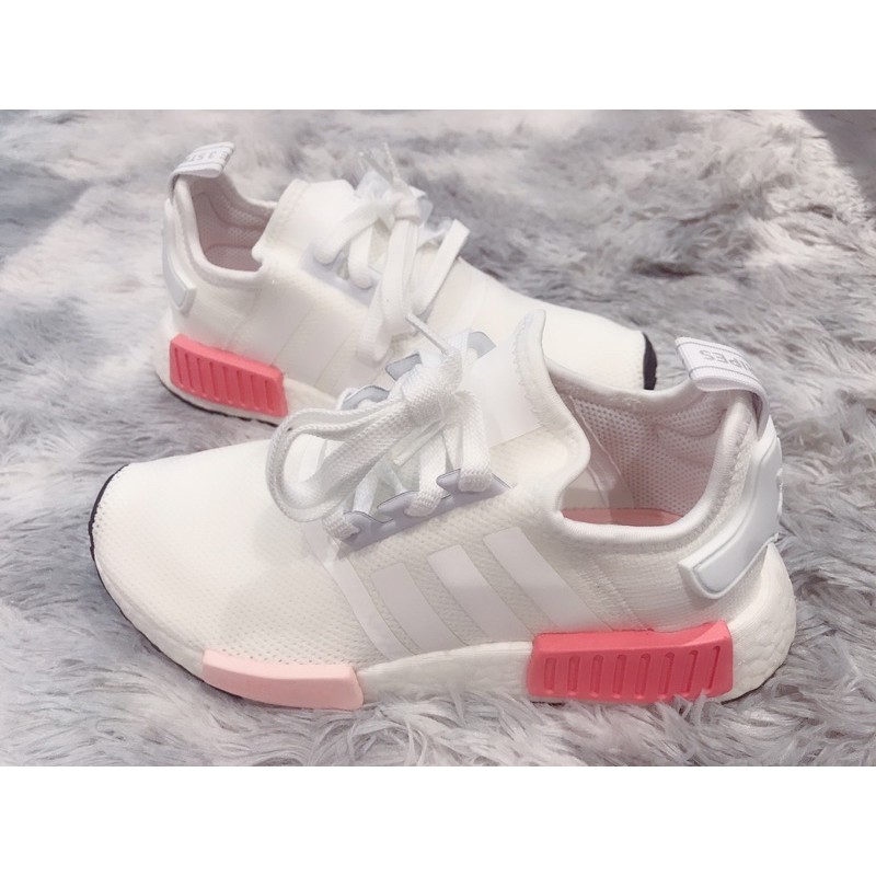 Adidas NMD R1 乾燥玫瑰 白粉 BY9952 林心如同款 現貨