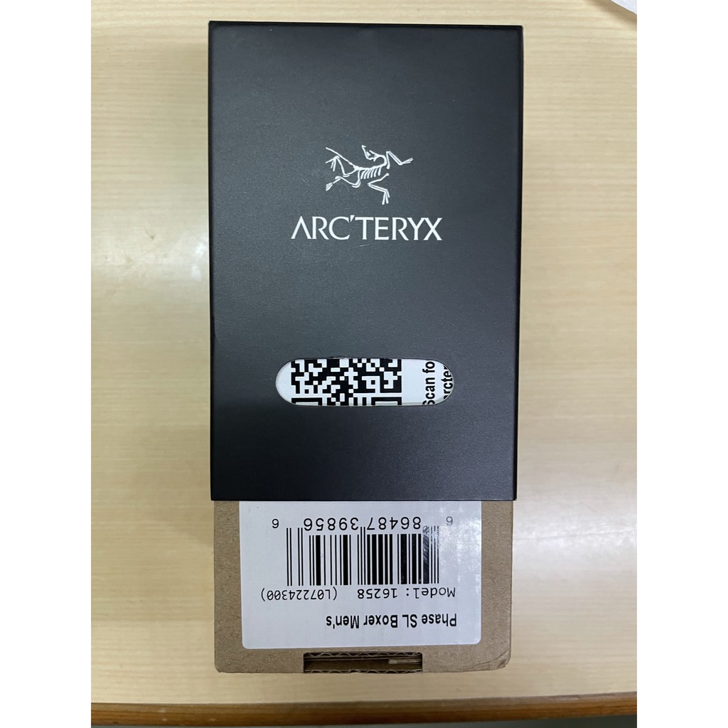 [全新] Arcteryx Men's Phase SL Boxer 始祖鳥四角排汗輕量內褲