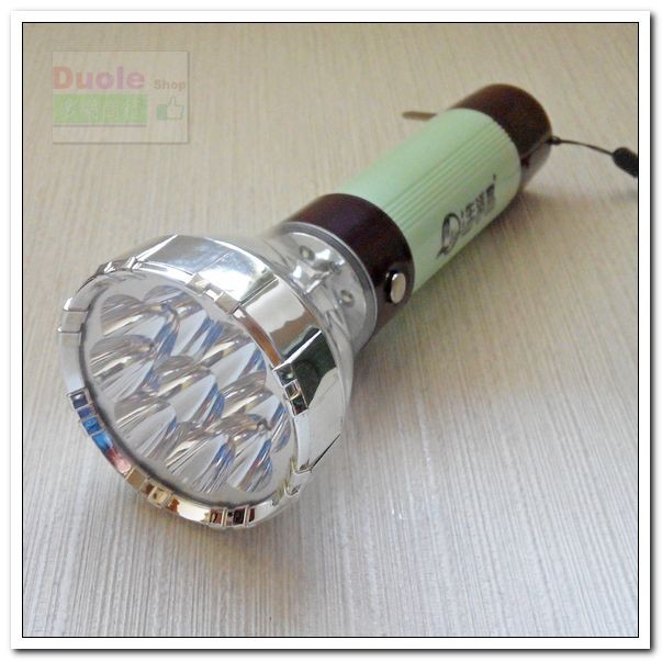 生活家NM-1477充電式13LED手電筒/工作燈/探照燈/露營燈