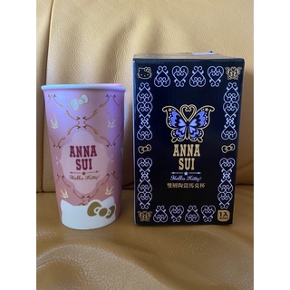 7-11 Anna Sui Hello kitty雙層陶瓷杯 陶瓷杯 環保杯 馬克杯 咖啡杯