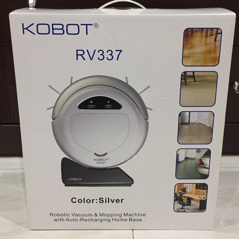 KOBOT RV337 智慧型掃地機器人 真空吸塵 自動回充 防跌落 全新福利品