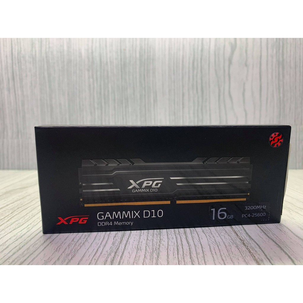 威剛 16GB DDR4-3200 XPG D10超頻/CL16(黑色)(2048*8)