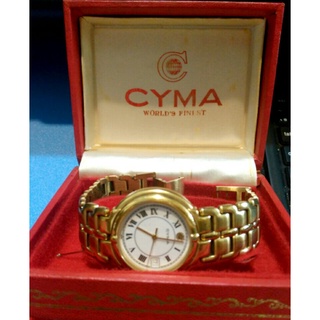 瑞士CYMA司馬原廠正品手錶-值得珍藏的好錶-全新附盒但沒電了