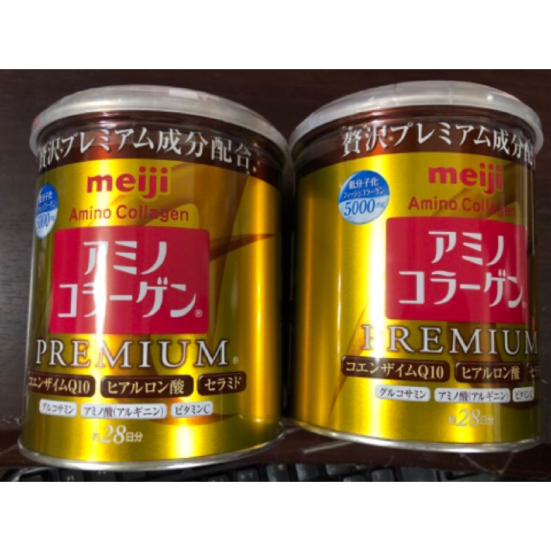 Meiji 日本 明治 膠原蛋白粉 金色 罐裝 200G 現貨4罐