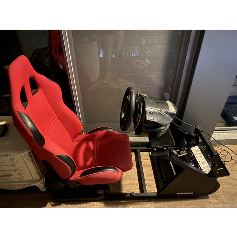 T500RS賽車運動遊戲座椅方向盤套組