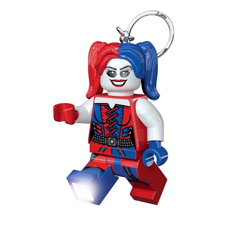 LEGO 樂高 DC英雄 小丑女 哈利奎茵 人偶LED手電筒鑰匙圈  LGL-KE99