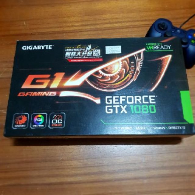 技嘉 GTX1080 G1 GAMING 8G顯示卡 (保固至2023/03)