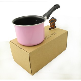 (烘焙神拳)Chefmade學廚 WK3002-1粉色11cm不沾迷你小湯鍋牛奶鍋融化黃油容器鍋子湯鍋wk3002-1
