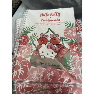 三麗鷗 Hello Kitty 膠皮線圈筆記本 筆記本