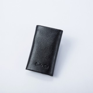 DRAKA 達卡 - 輕巧復古 -牛皮零錢鑰匙包/零錢卡片包-黑