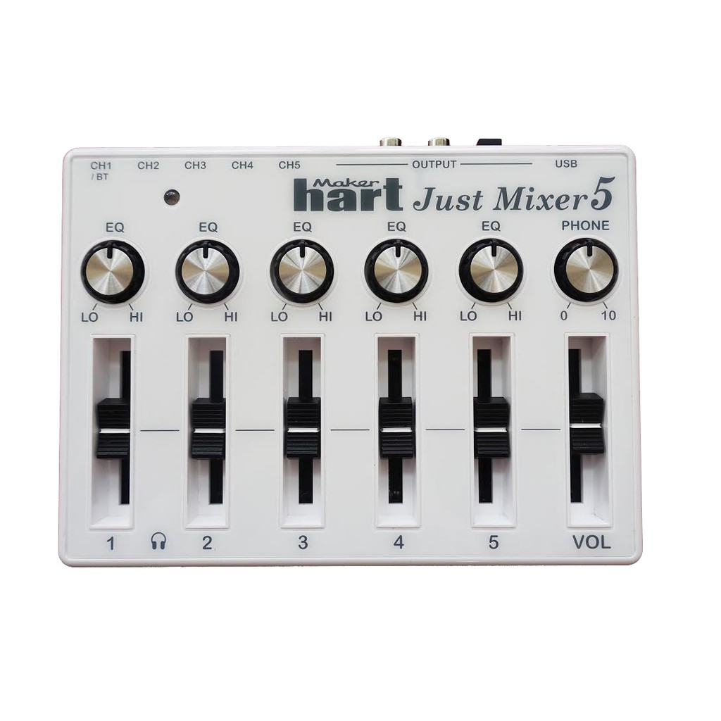 Maker hart Just Mixer 5 Audio Mixer - 藍芽音訊迷你混音器