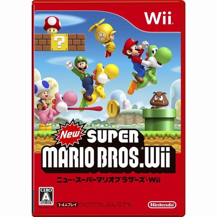 Wii『新超級瑪利歐兄弟Wii (New 超級瑪莉歐兄弟)』(純日版) 二手品 