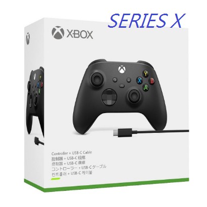 Xbox one/xbox Series X無線控制器/手把XBOX 原廠USB-C 纜線(磨砂黑)