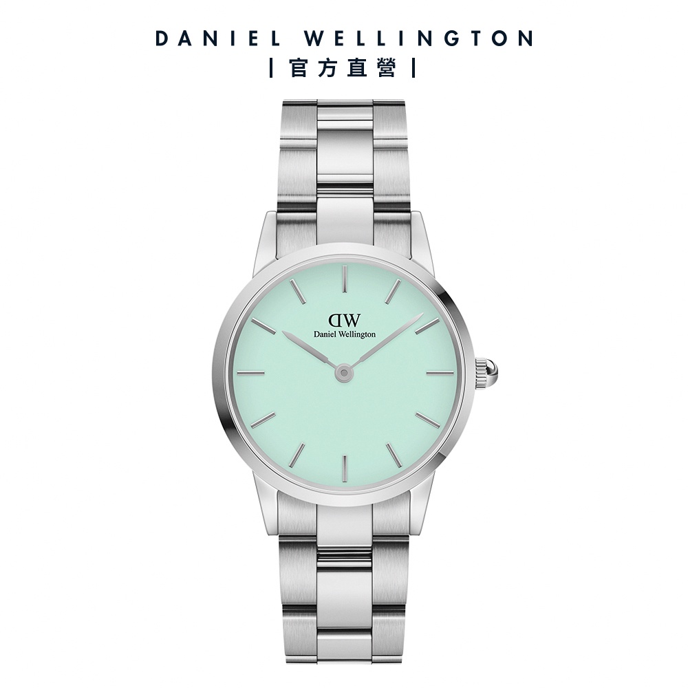 【Daniel Wellington】DW 手錶 Iconic Link Mint 28-36mm薄荷綠精鋼錶