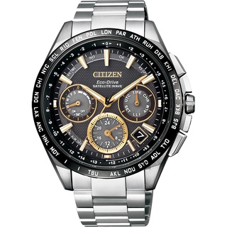 ∣聊聊可議∣CITIZEN 星辰 光動能鈦GPS衛星對時錶-黑x銀/43mm CC9015-54F