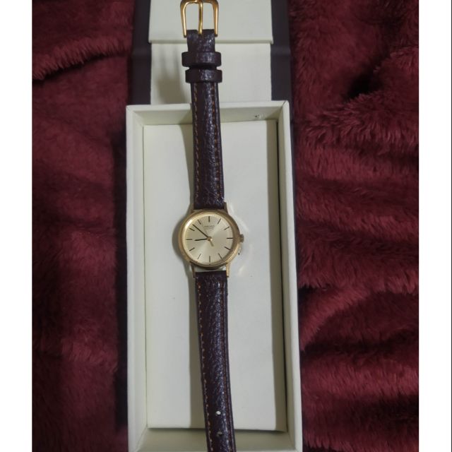 二手 Seiko 精工 紅寶石軸承機芯 復古 古著 小金錶 小圓錶 女錶 氣質 優雅 經典款
