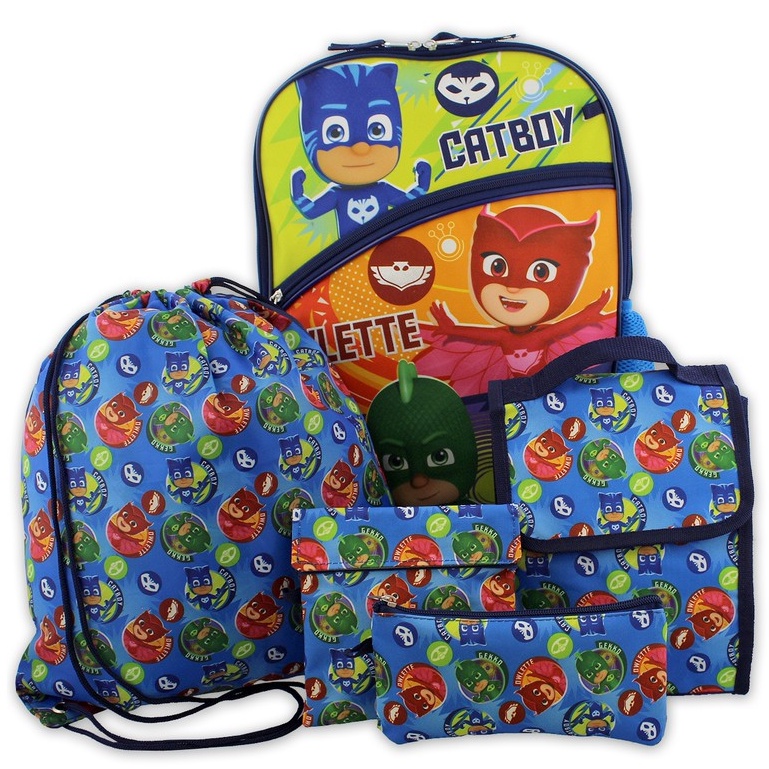 預購  美國專櫃 睡衣小英雄 PJ masks 兒童 書包 包包 背包 後背包 餐袋 筆袋 小包包【美國連線嗨心購】