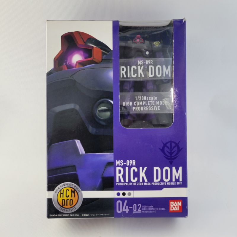 鋼彈 HCM PRO 04-02 MS-09R RICK DOM 吉翁公國 New Marking Ver 詳見說明