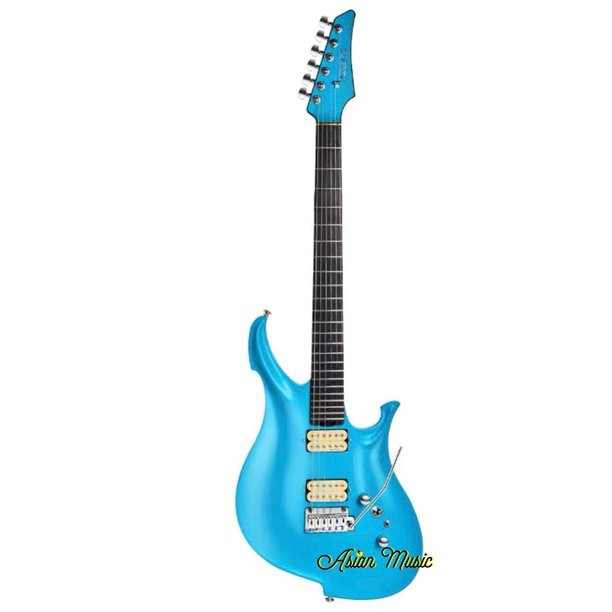 亞洲樂器 Koloss GT-4 電吉他、碳纖維指板、全鋁合金、超薄琴身、藍、附原廠精緻琴盒