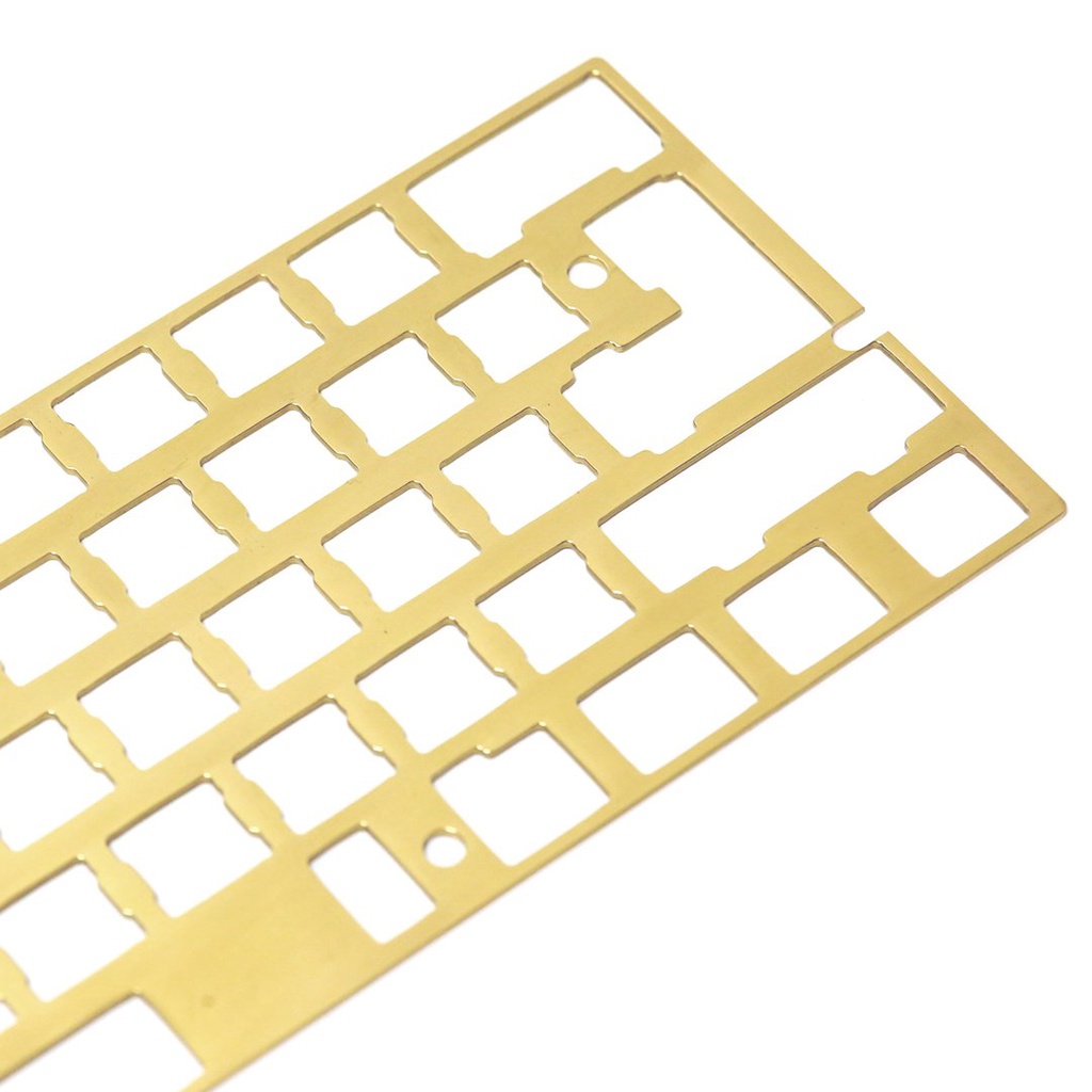 【鍵盤定位板】KBDfans原創設計60% GH60 客製化機械鍵盤 黃銅定位板brass plate