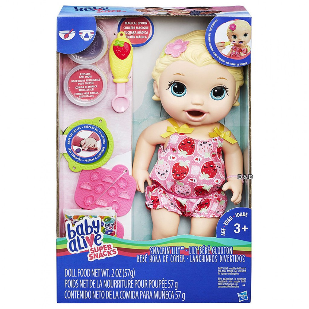 Hasbro Baby Alive 淘氣寶貝 - 吃點心娃娃