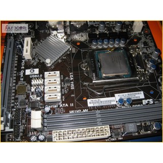 JULE 3C會社-精英ECS H61H2-MV H61/DDR3/防潮/19.5X17CM/DVI/mATX 主機板