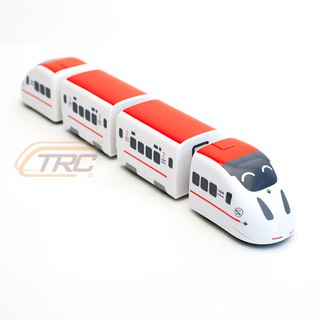 日本新幹線列車 800系 鐵支路4節迴力小列車 迴力車 火車玩具 壓克力盒裝 QV041T1 TR台灣鐵道