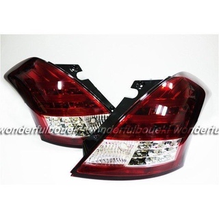 全新鈴木 SUZUKI SWIFT ZC32S ZC72 10-16年 紅白 晶鑽 LED尾燈 台灣製 LED光柱 光條