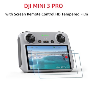 2 片鋼化膜適用於 DJI Mini 4 Pro/Air3 RC2 /Mini3 Pro RC 帶屏幕遙控器高清鋼化玻璃